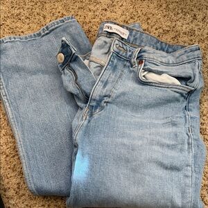 Zara Light Blue Women's Boot Cut Jeans